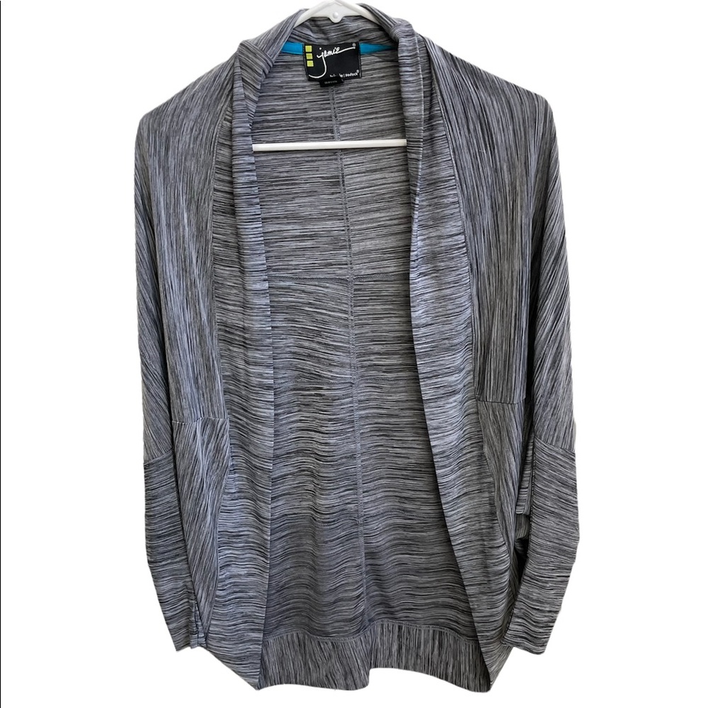 Jamie Sadock golf wear athluxe cocoon gray cardigan Sz XS